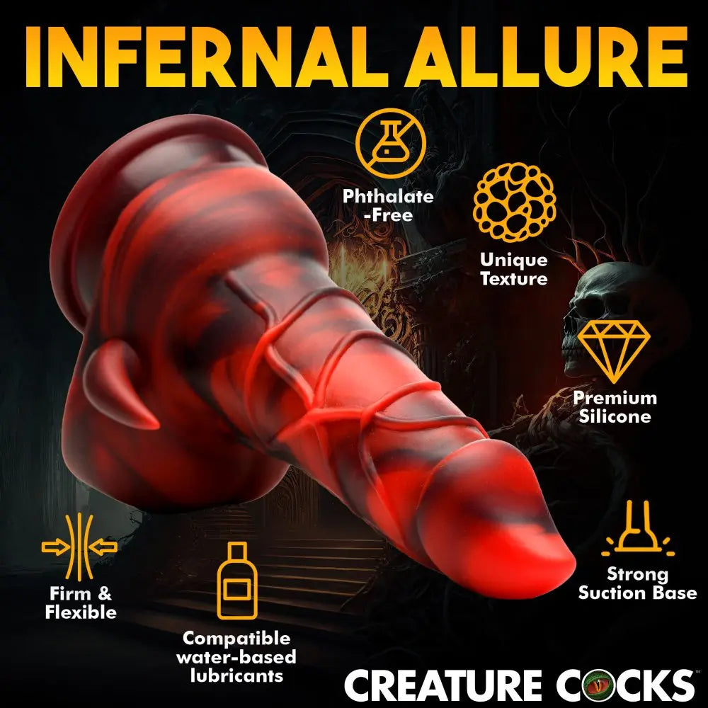 Horny Devil Demon Silicone Dildo  Silicone Toys