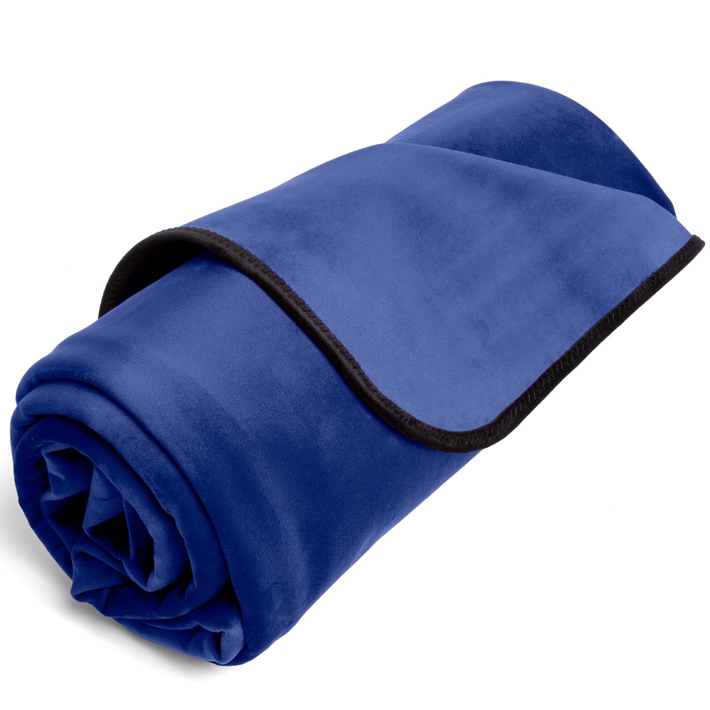 Fascinator Throw Royal Blue Microvelvet - Mini 