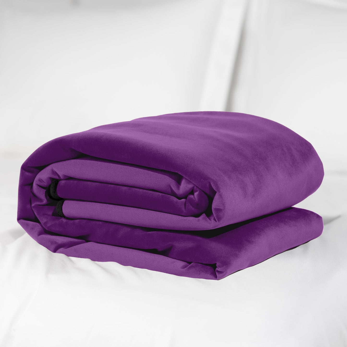 Fascinator Throw Aubergine  Microvelvet - Mini 