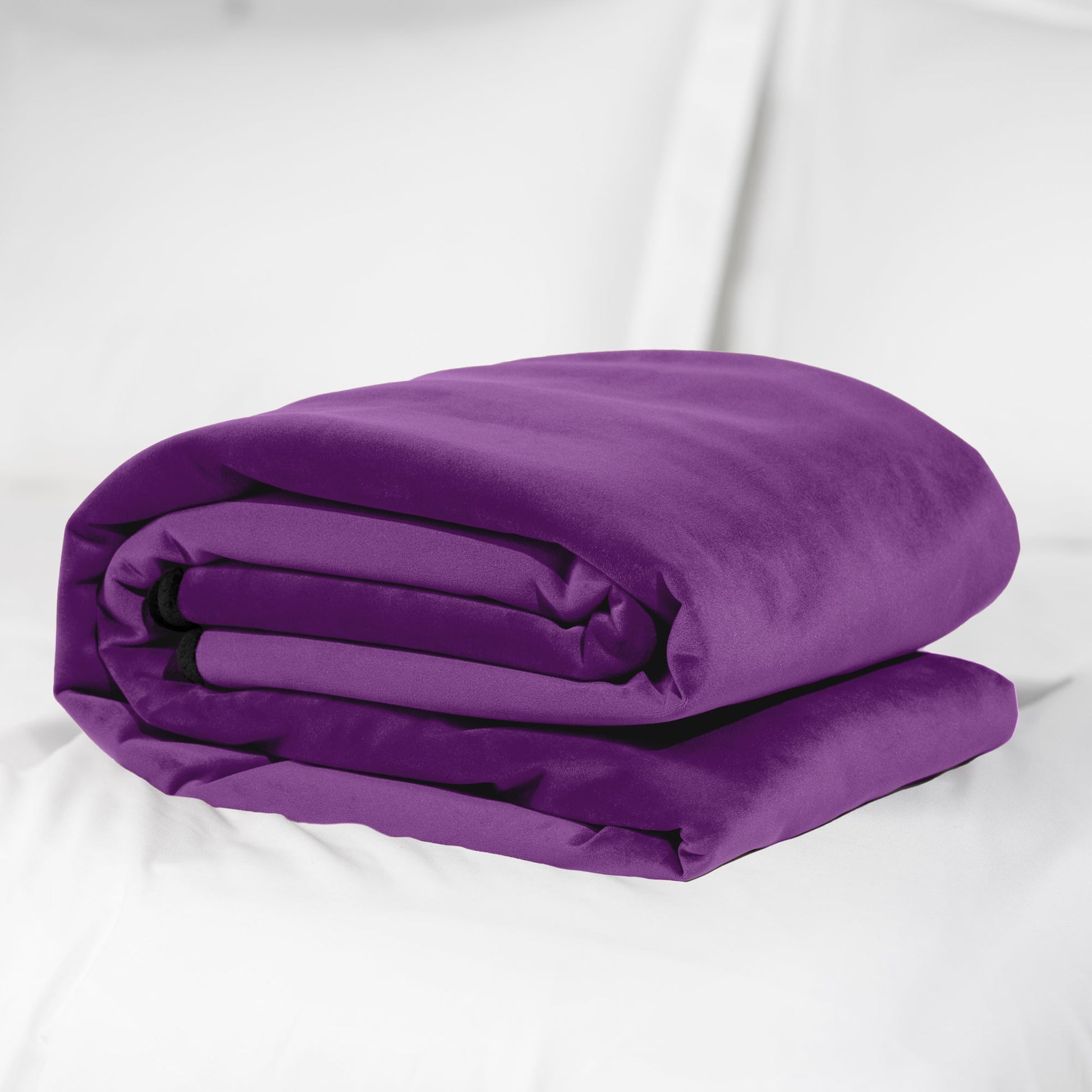 Fascinator Throw Purple Velvish - Travel Size 