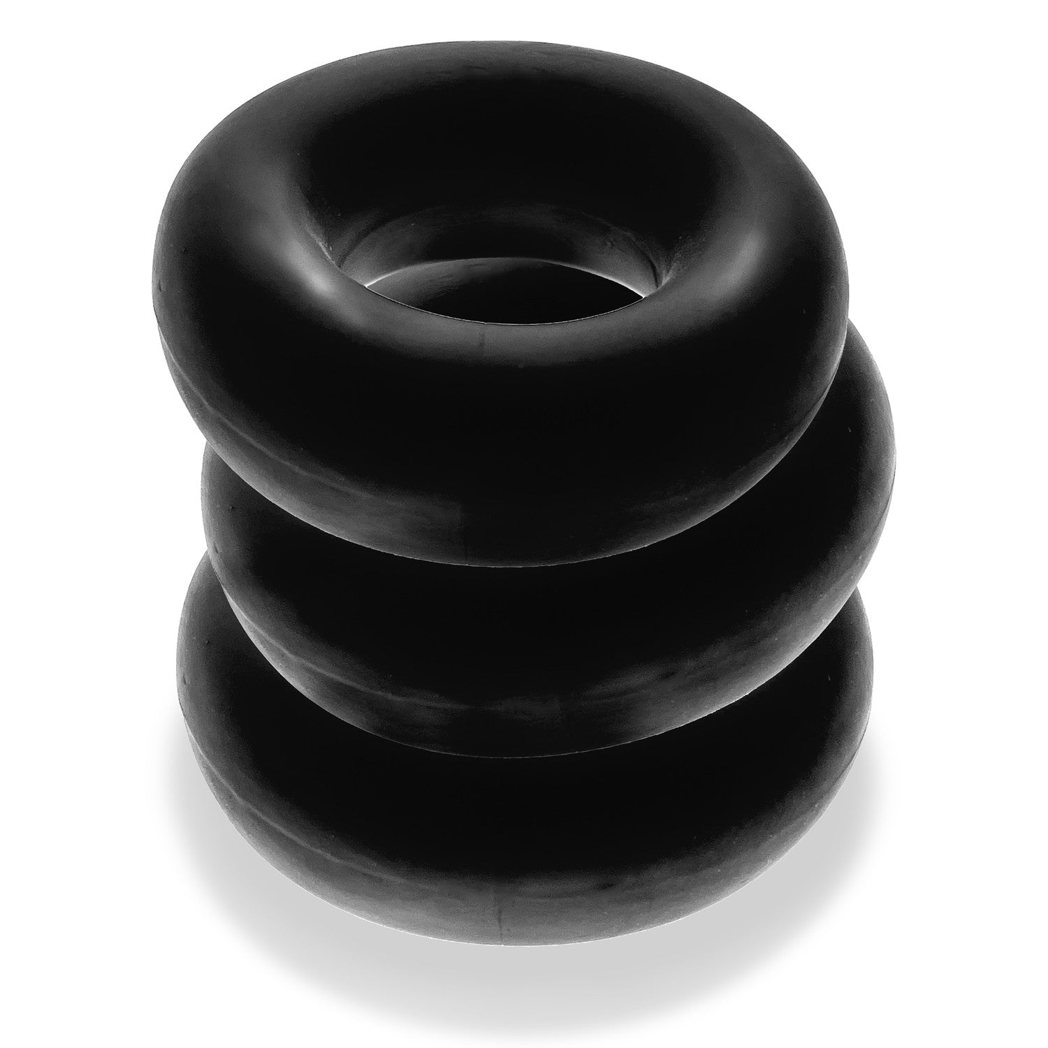 Oxballs FAT WILLY, 3-pack jumbo cockrings - BLACK 