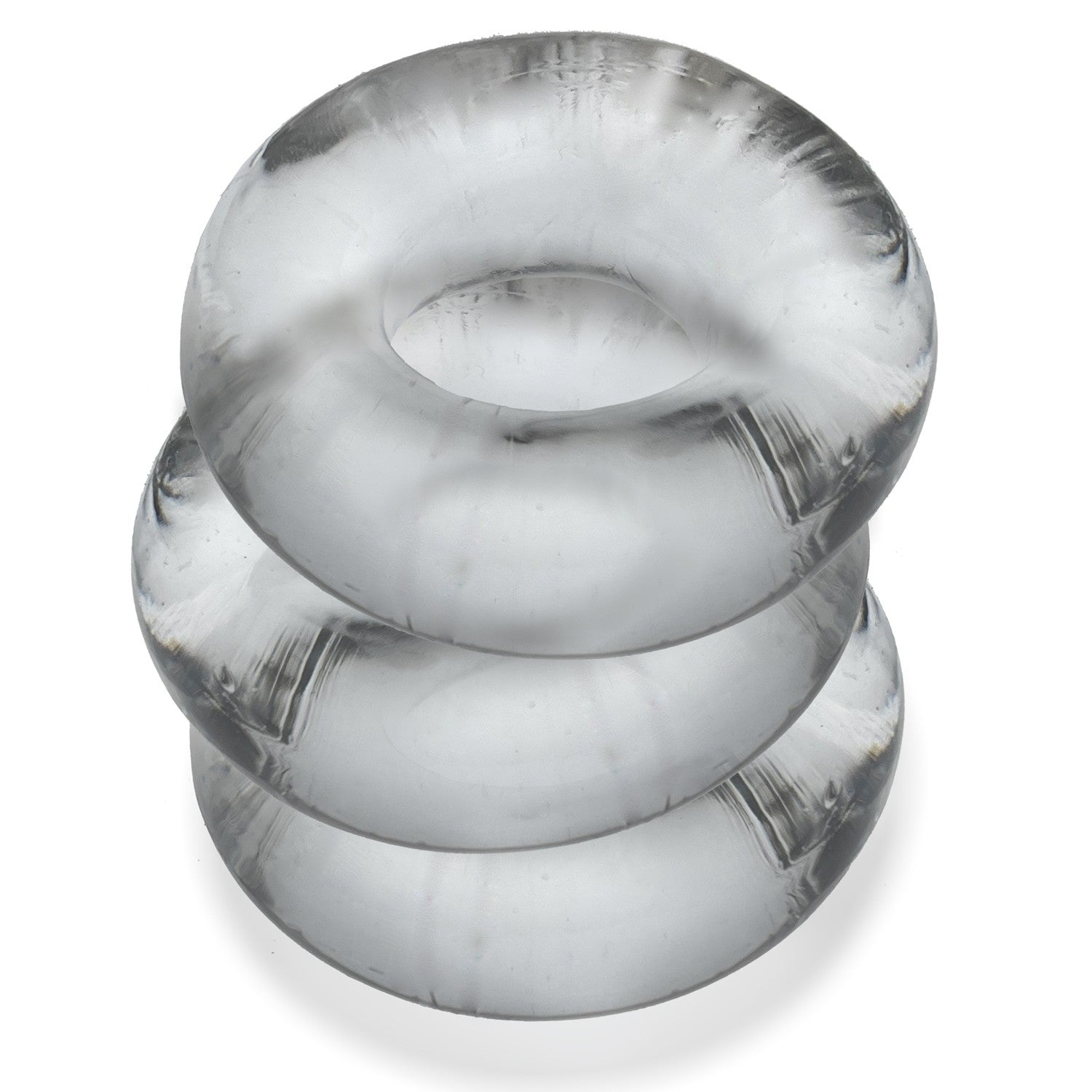 Oxballs FAT WILLY, 3-pack jumbo cockrings - CLEAR 