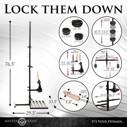 Ultimate Enforcer Forced Orgasm Tower with Sex Machine - Bound By Desire