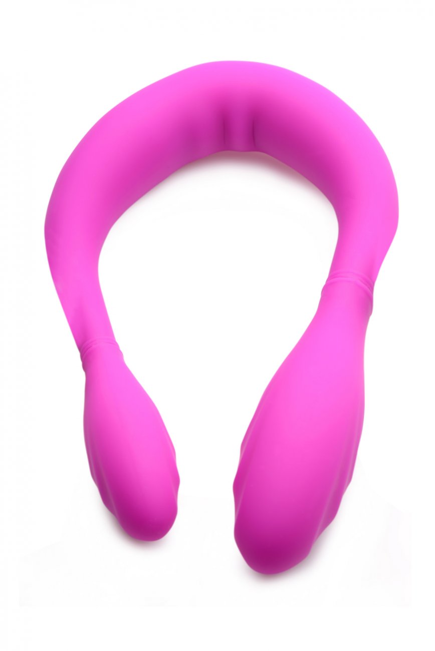 Double Thump Rechargeable Silicone Double Dildo 