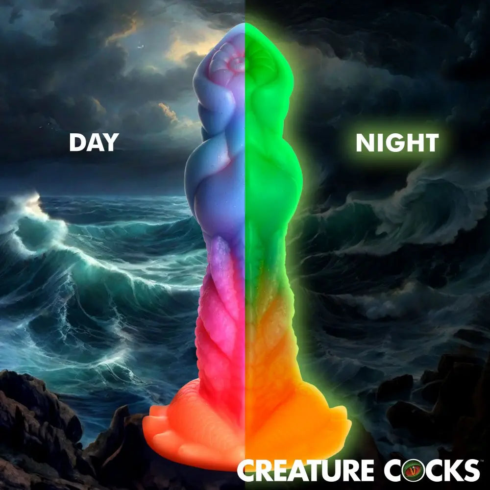 Aqua-Cock Glow-In-The-Dark Silicone Dildo  Dildos