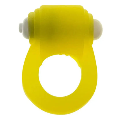GLOWDICK, cockring with LED, YELLOW ICE 