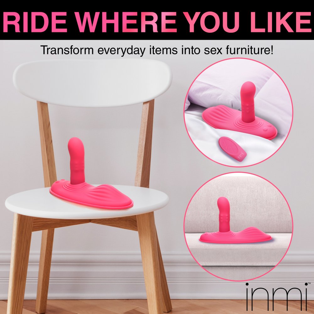 Spin n' Grind Rotating and Vibrating Silicone Sex Grinder 