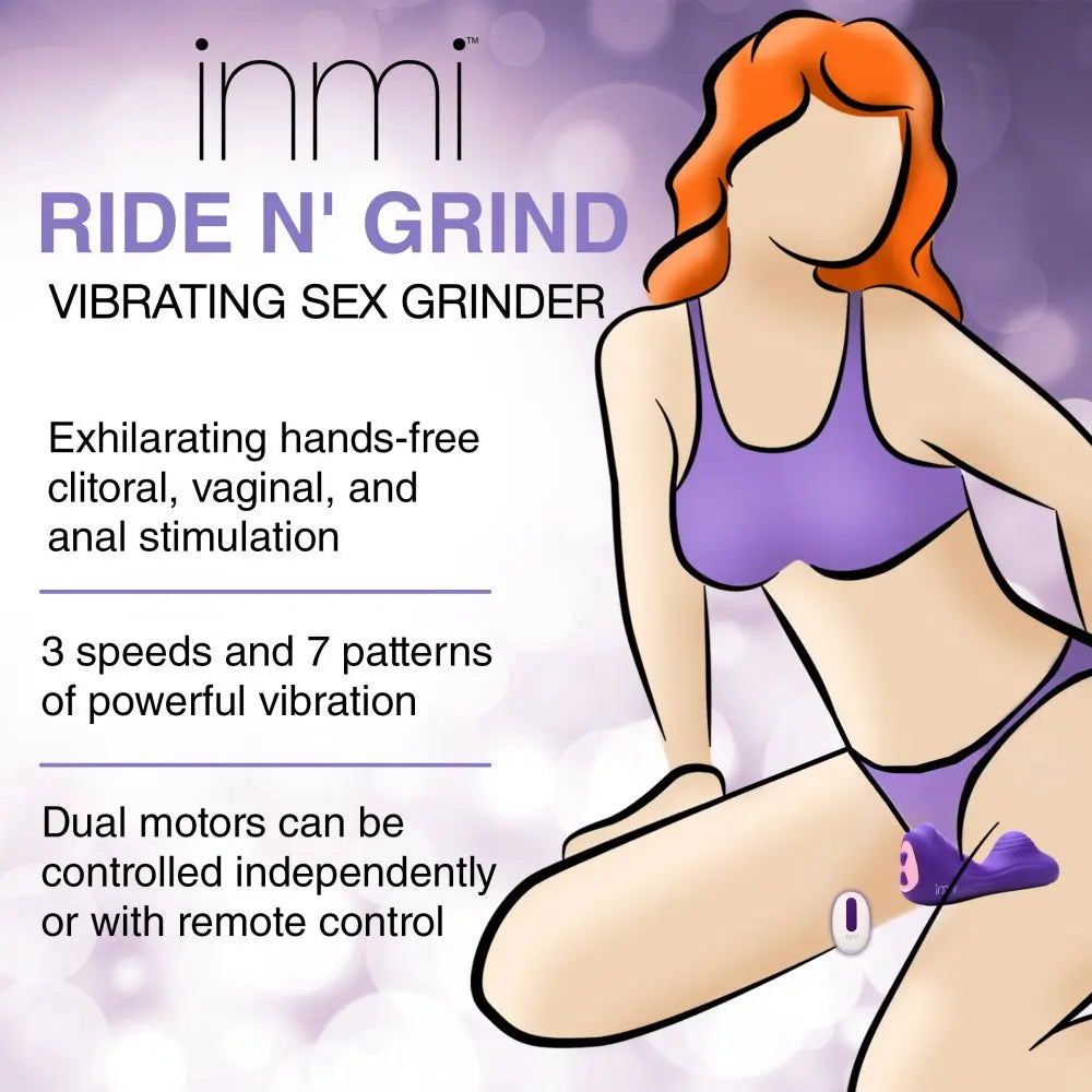 Ride n' Grind 10 X Vibrating Silicone Sex Grinder 