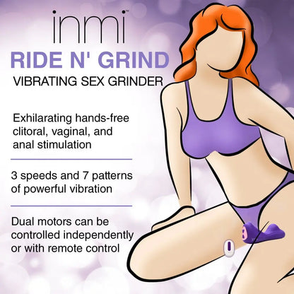 Ride n' Grind 10 X Vibrating Silicone Sex Grinder 