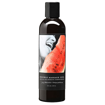 Edible Massage Oil Watermelon  8 fl oz / 237 ml 