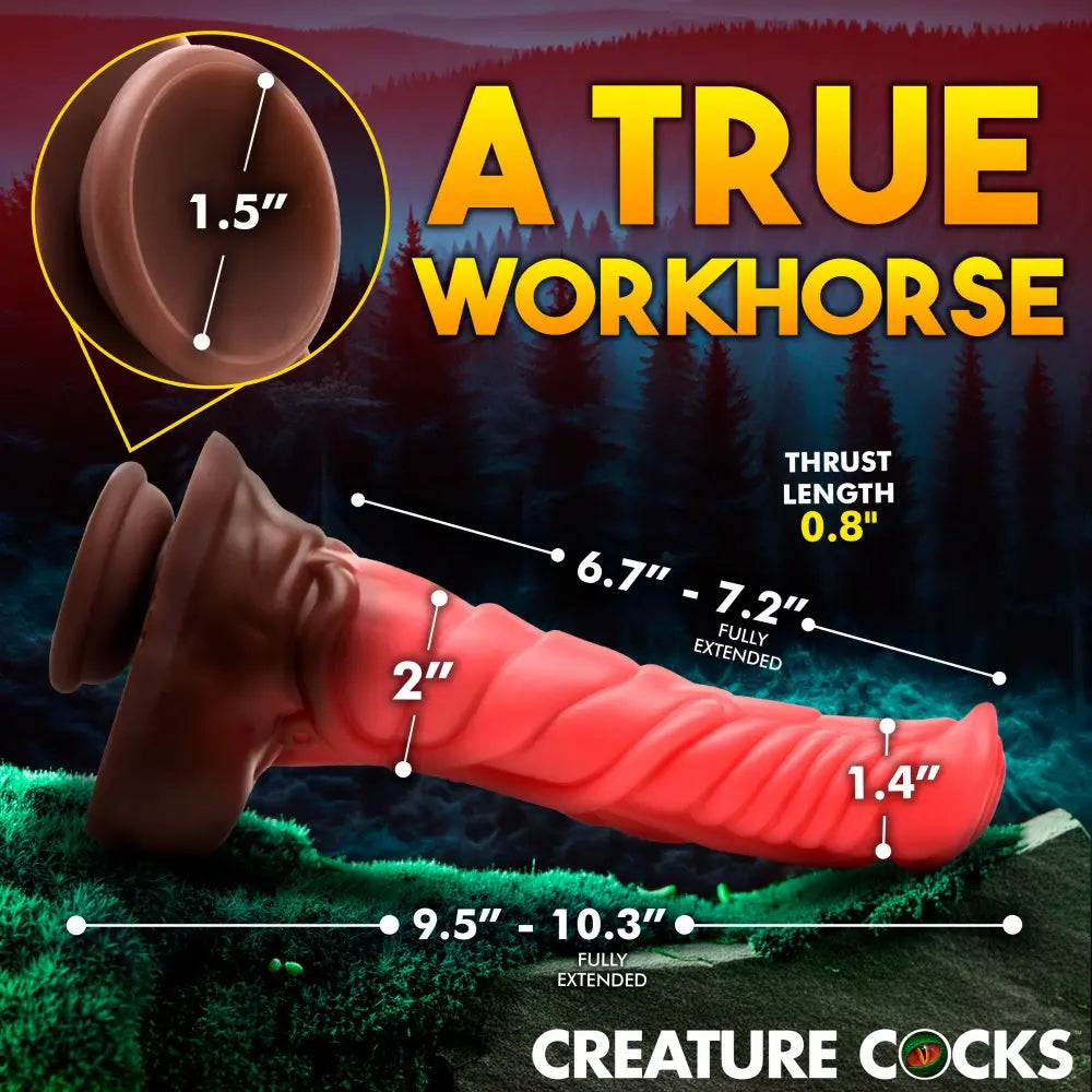 Deluxe Centaur Thrusting and Vibrating Dildo  Vibrating Toys