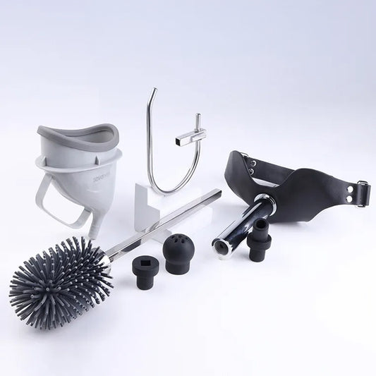 human furniture bathroom set urinal, toilet brush