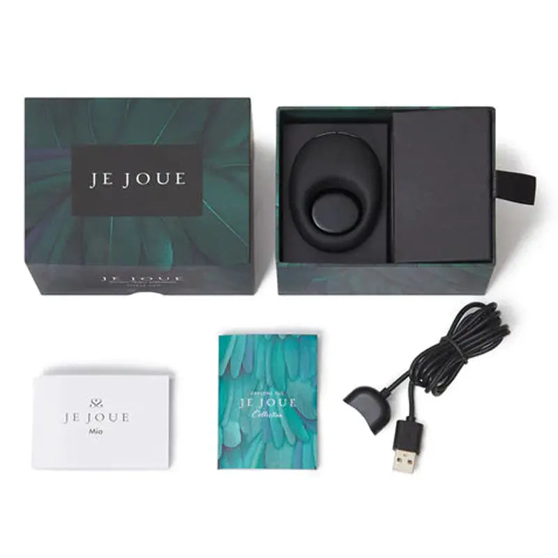 Je Joue Mio Vibrating Cock Ring Black 