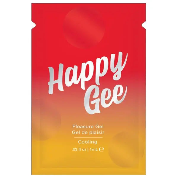 HAPPY GEE  COOLING PLEASURE GEL - FOIL - 0.03 fl oz | 1 mL 