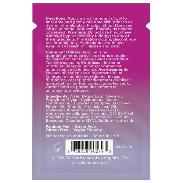 HINEY HELPER DESENSITIZING GEL - FOIL - 0.03 fl oz | 1 mL 