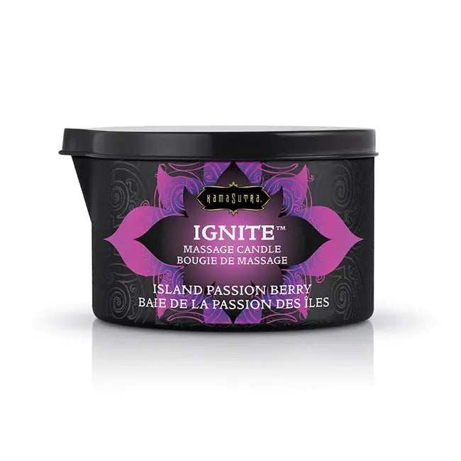 Ignite Massage Oil Candle Island Passion Berry 