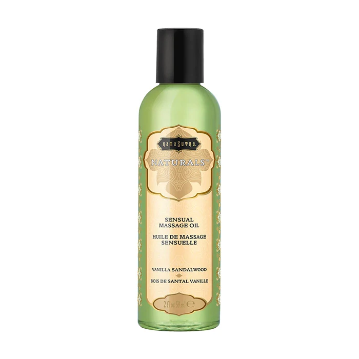 Naturals Massage Oil Vanilla Sandalwood (2oz) 