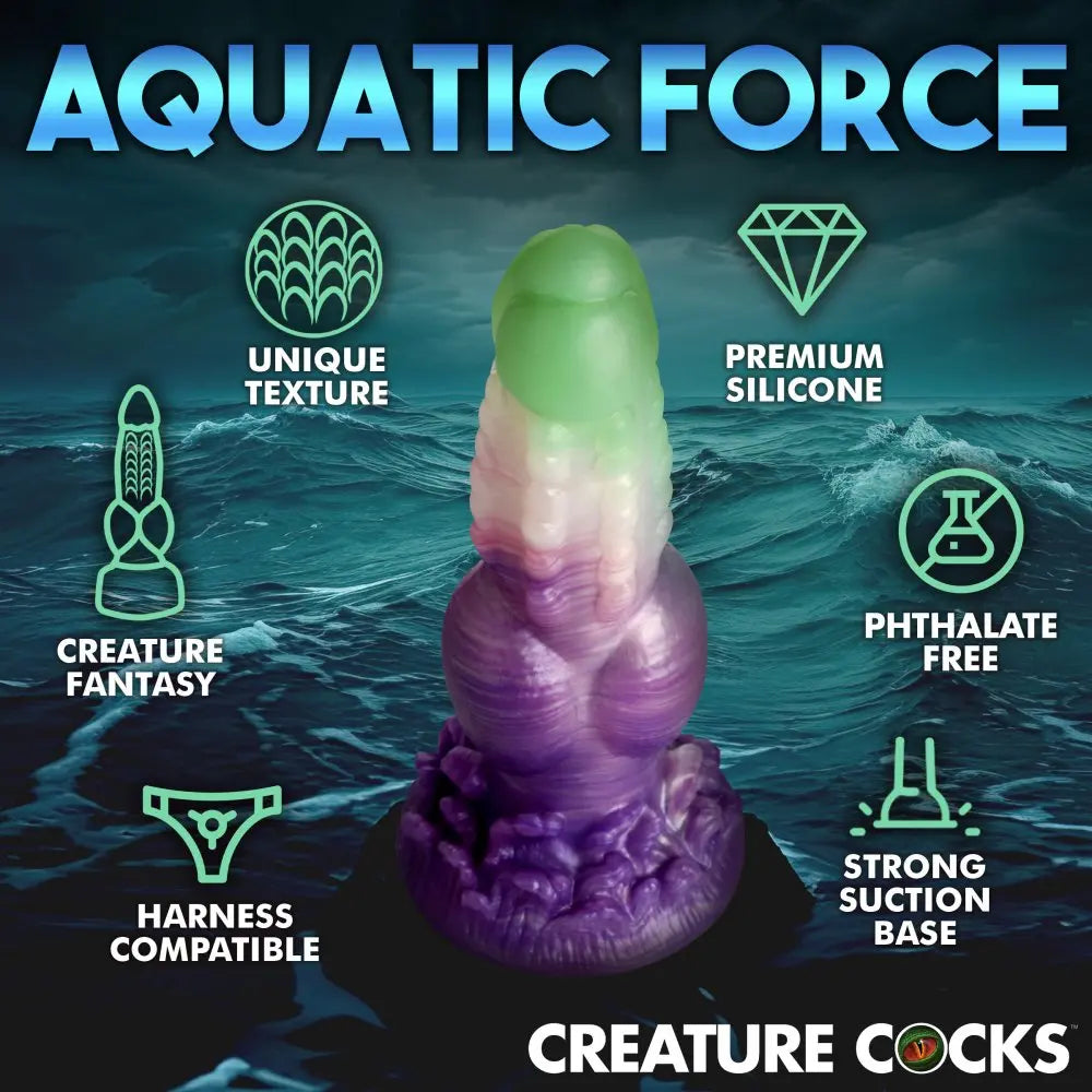 Aqua Phoenix Silicone Dildo  Silicone Toys