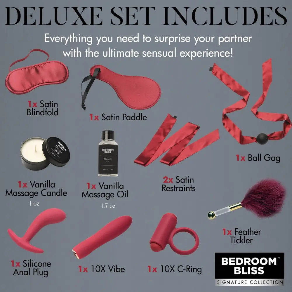 Lover's Deluxe Bondage Massage Set  Dungeon Furniture and Accessories