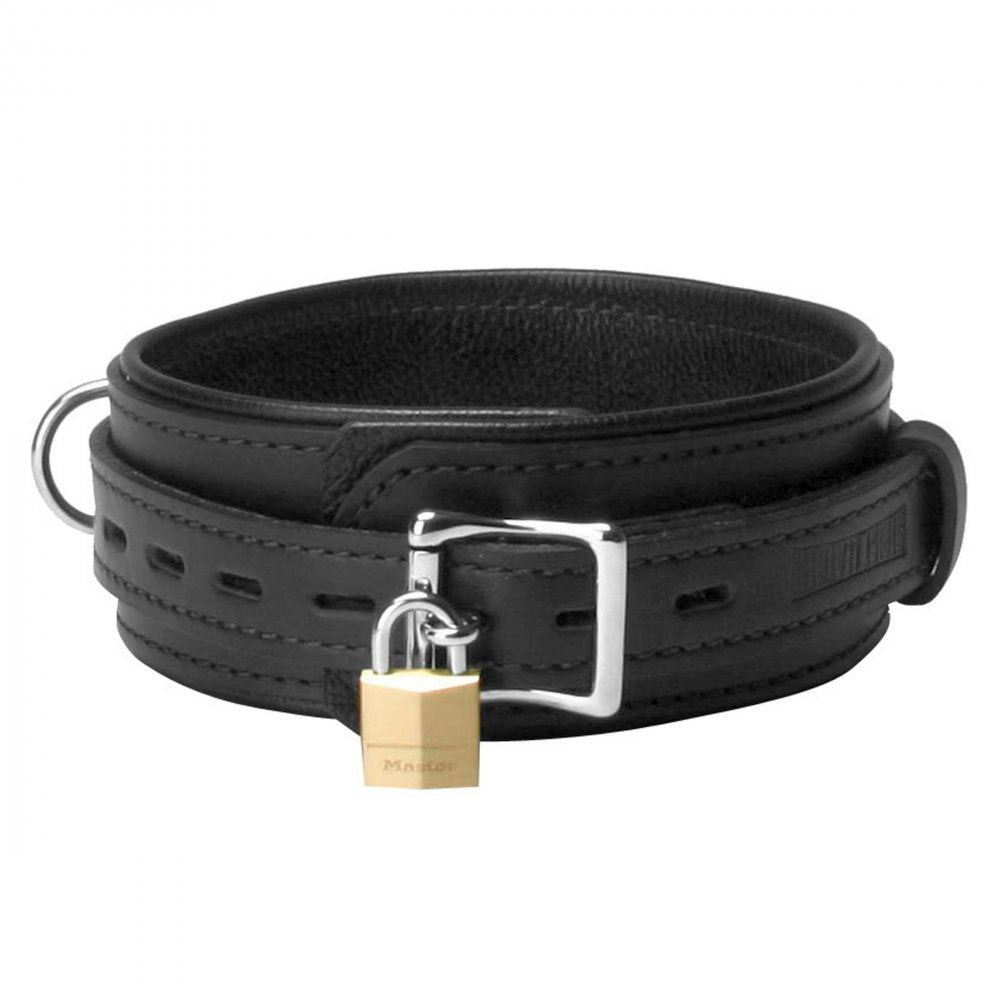 Black Premium Leather Bondage Essentials Kit 