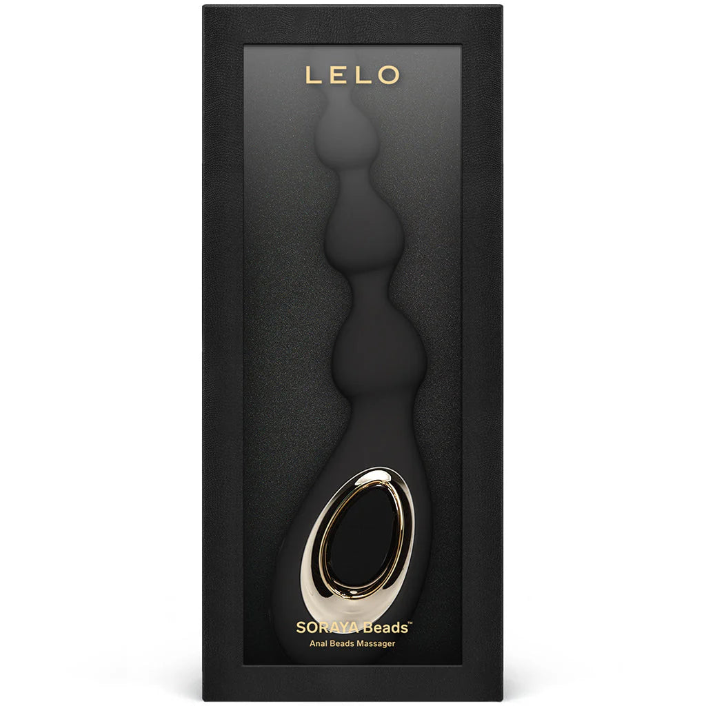 LELO SORAYA Anal Beads Massager Black Vibrating Anal Dildo