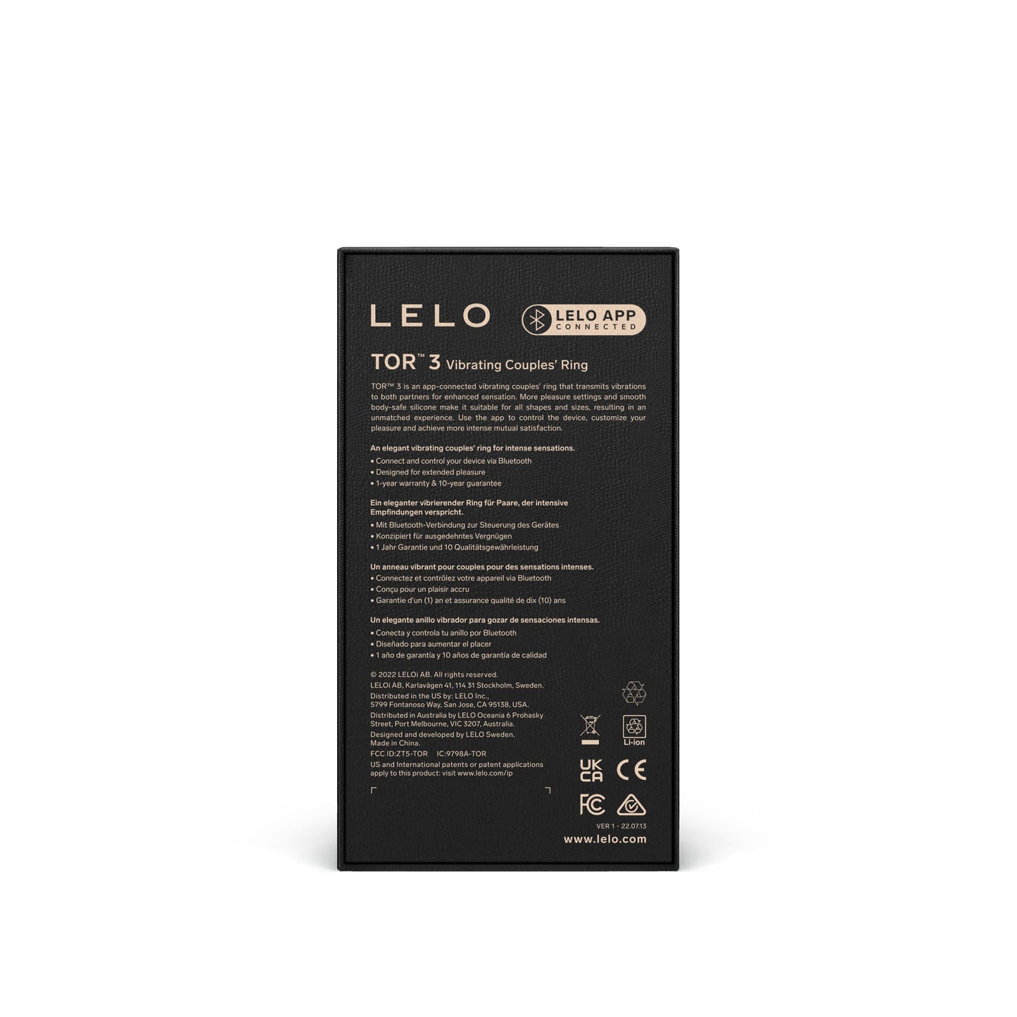 LELO TOR™ 3 Black 