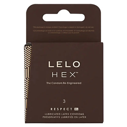 HEX Respect XL Condoms, 3 Pack 