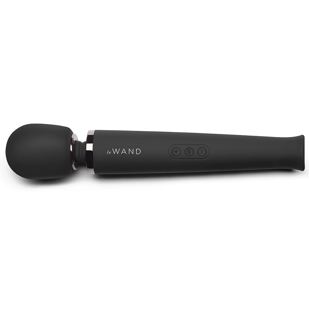 Rechargeable Vibrating Massager - Black 