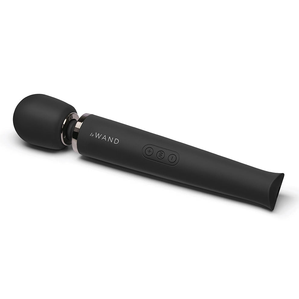 Rechargeable Vibrating Massager - Black 