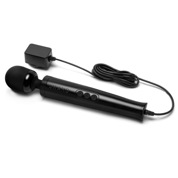 Die Cast Plug-In Vibrating Massager - Black 