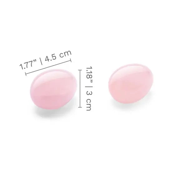 Crystal Yoni Eggs - Rose Quartz 