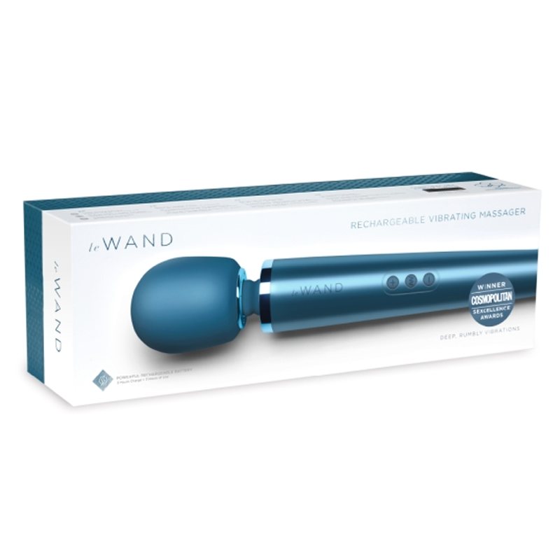 Rechargeable Vibrating Massager - Pacific Blue 