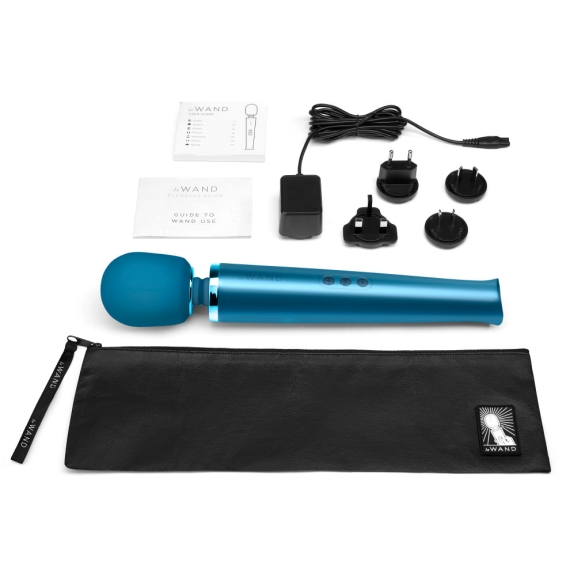 Rechargeable Vibrating Massager - Pacific Blue 