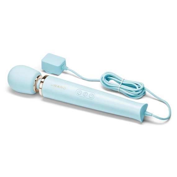 Plug-In Vibrating Massager - Sky Blue 