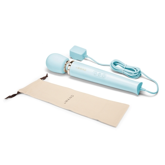 Plug-In Vibrating Massager - Sky Blue 