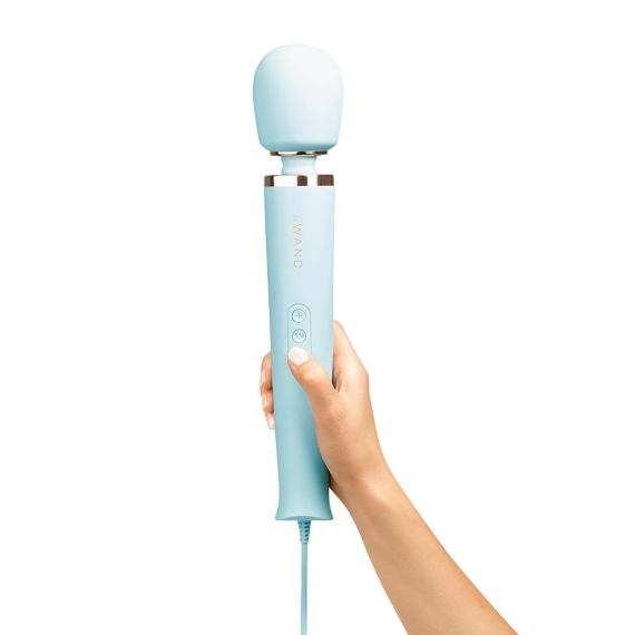 Plug-In Vibrating Massager - Sky Blue 