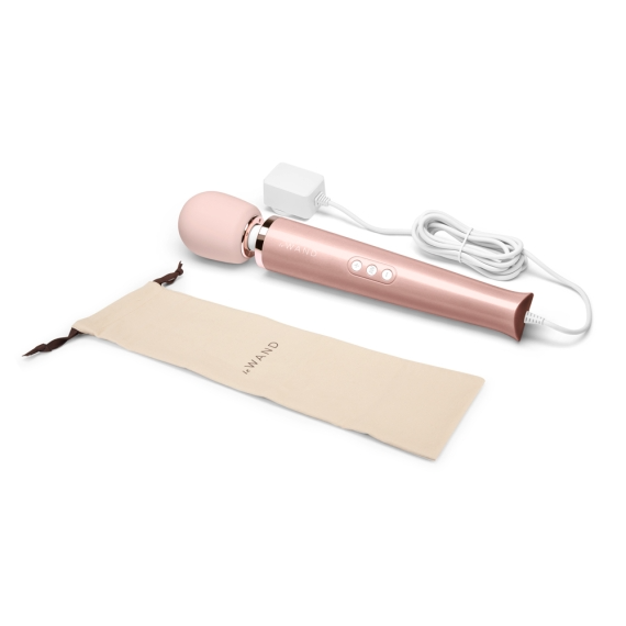 Plug-In Vibrating Massager - Rose Gold 