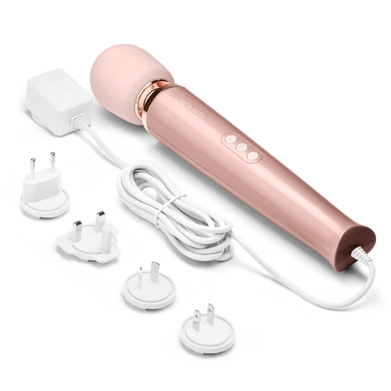 Plug-In Vibrating Massager - Rose Gold 