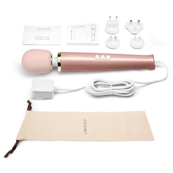 Plug-In Vibrating Massager - Rose Gold 