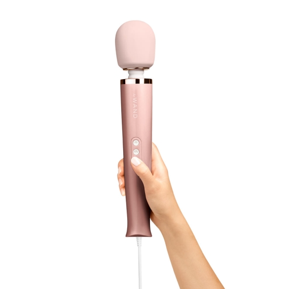 Plug-In Vibrating Massager - Rose Gold 