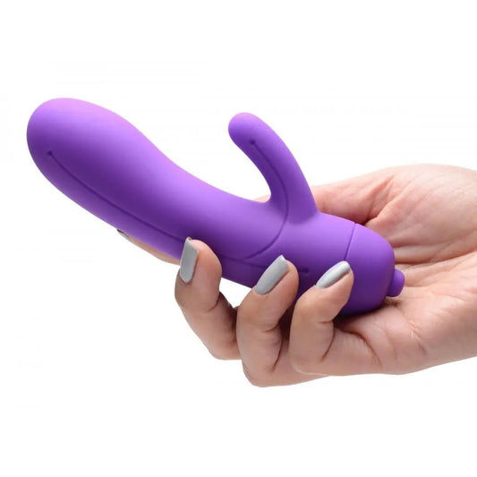 7X Lil Smoothie Mini Silicone Rabbit Vibe - Violet 