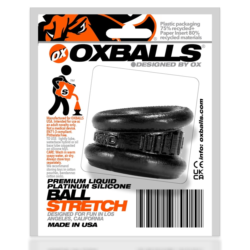 Oxballs NEO ANGLE, ballstretcher - BLACK 