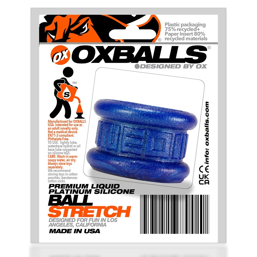 NEO SHORT, ballstretcher - BLUEBALLS METALLIC OXBALLS