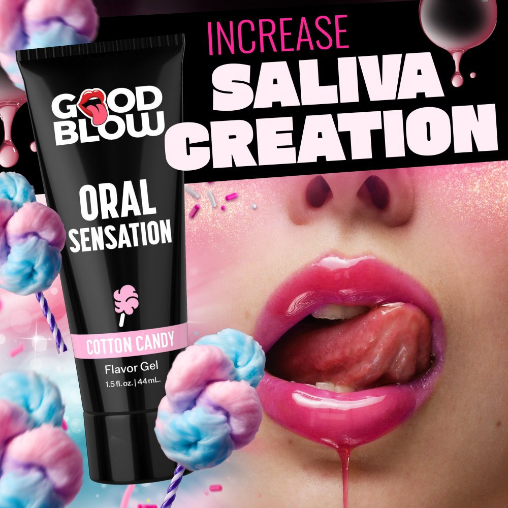 Oral Sensation Gel - Cotton Candy Give Better Blow Jobs  Lubes, Lotions and Accessories