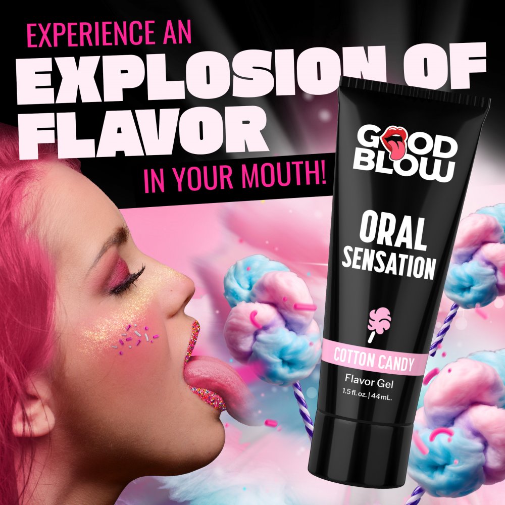 Oral Sensation Gel - Cotton Candy Give Better Blow Jobs  Lubes, Lotions and Accessories