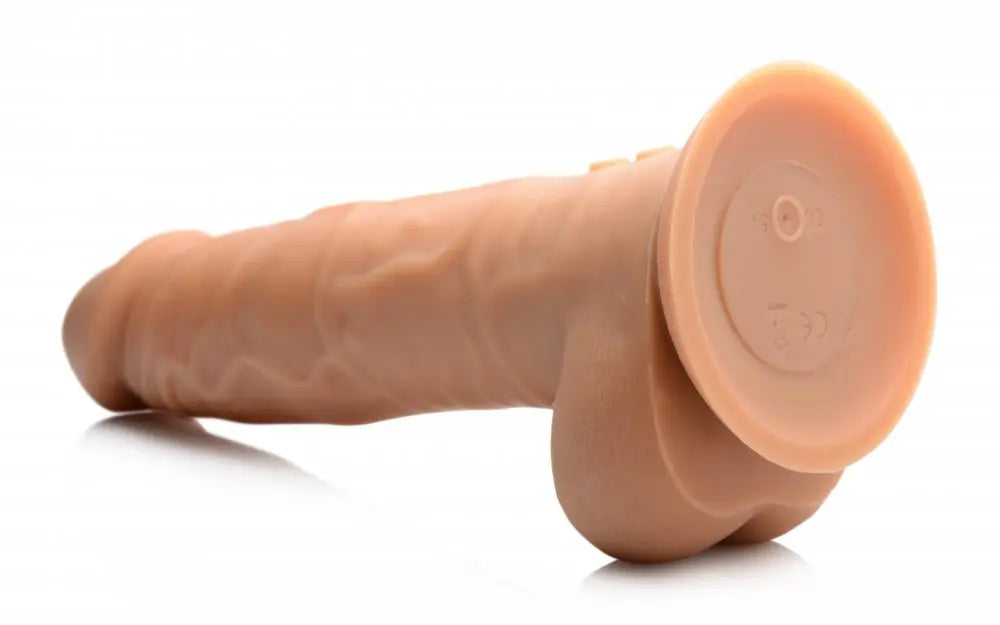 Power Pounder Realistic Thrusting Silicone Dildo  Vibrating Toys