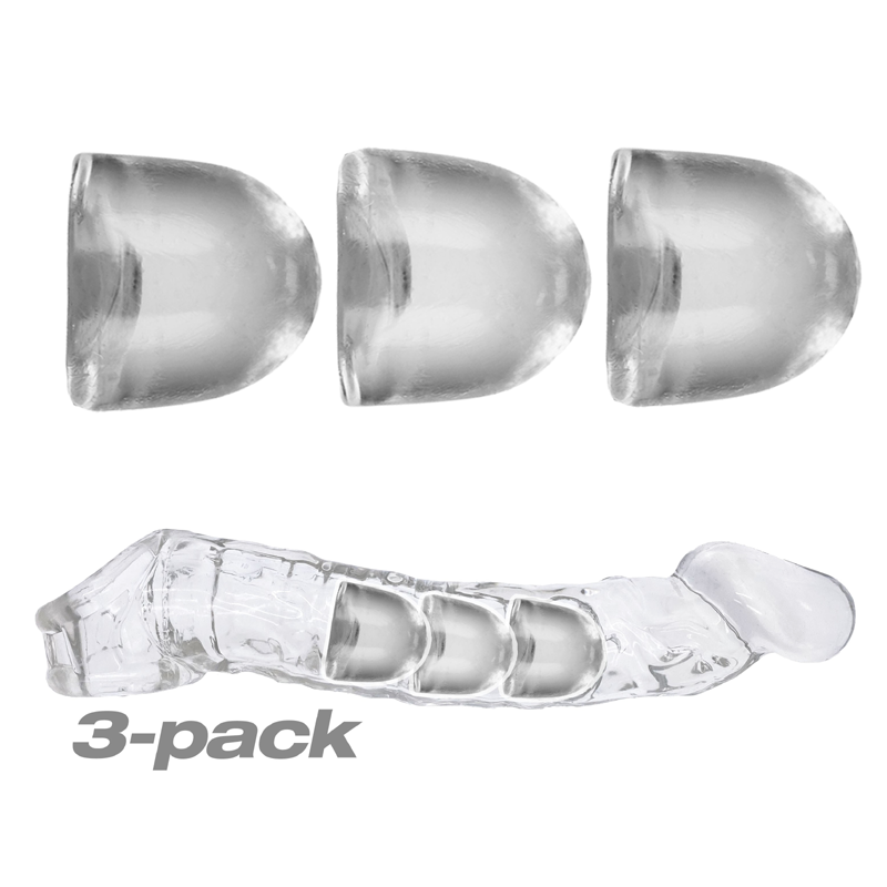 ADJUSTFIT INSERT 3-pack cocksheath inserts - Clear 