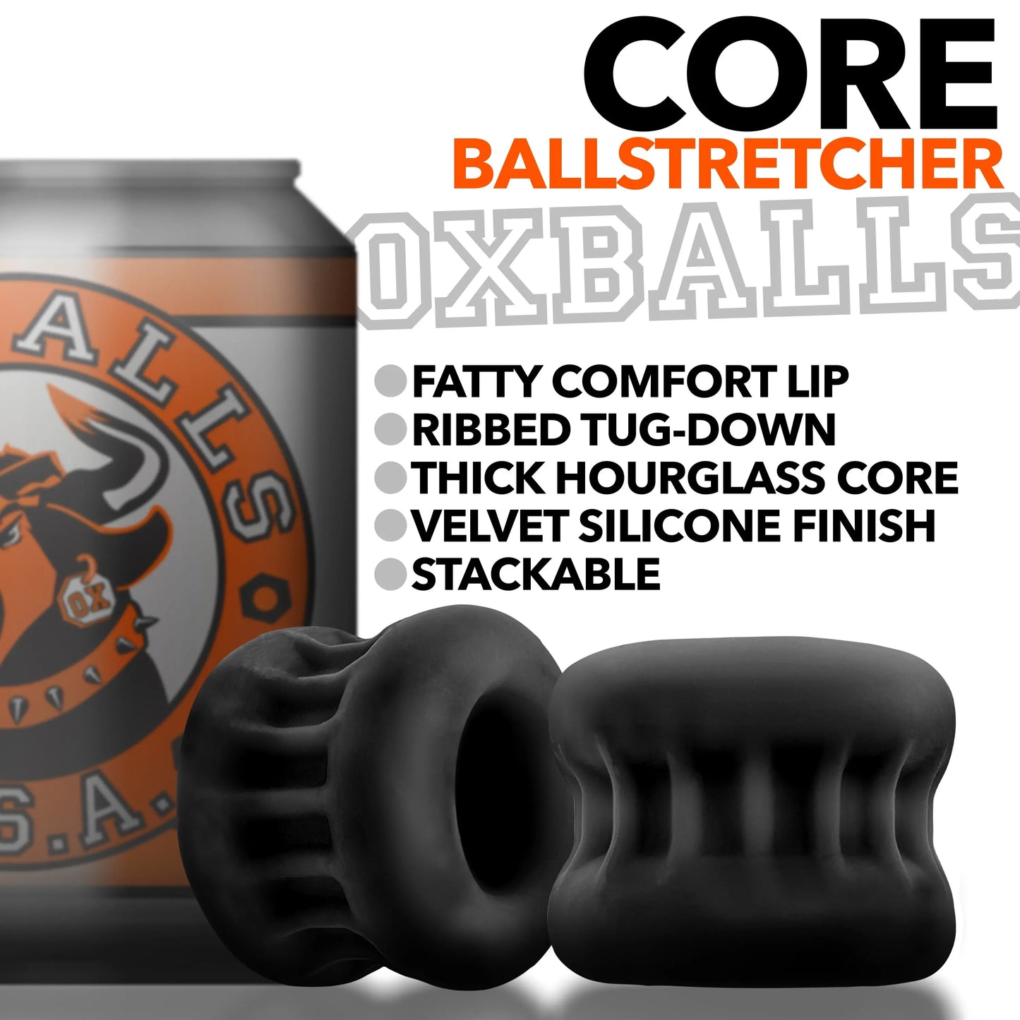 CORE ballstretcher, BLK ICE 