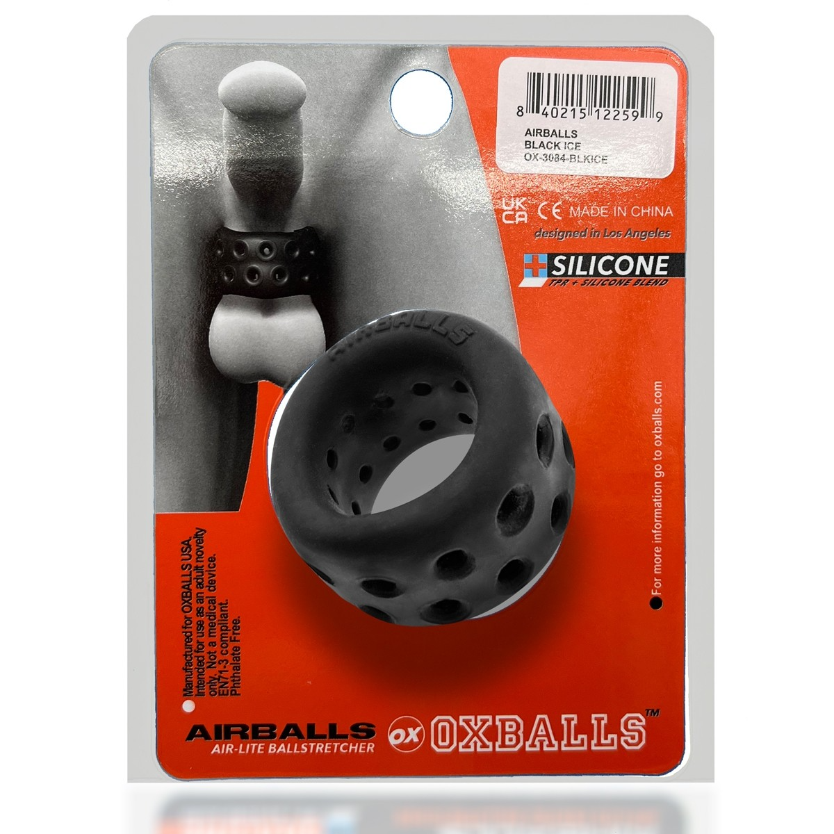 AIRBALLS, air-lite ballstretcher, BLACK ICE