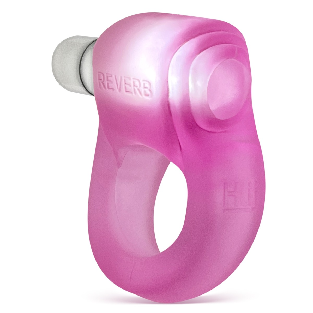 GLOWDICK, cockring with LED, PINK ICE 